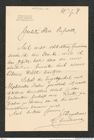 Nachlass Franz Steindachner, Brief von Leopold Gudenus an Franz Steindachner (01.05.1908), Inv.Nr. 182.02, Seite 1
